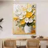 Hand-Painted Floral 3D Textured Oil Painting