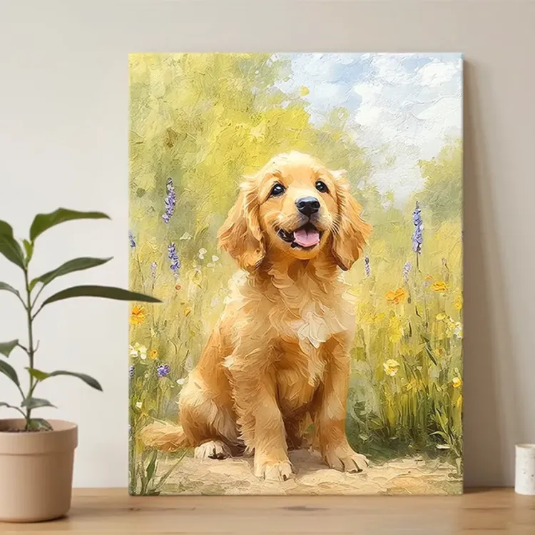 Custom Hand-Painted Pet portrait