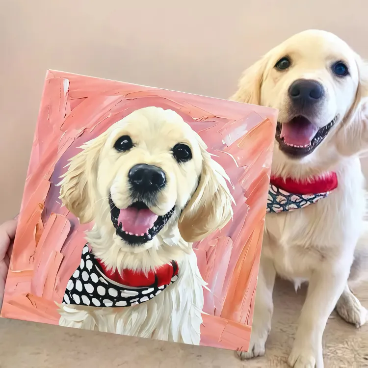 Custom Hand-Painted Pet portrait