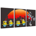 Minions & Monsters Canvas Wall Art Set